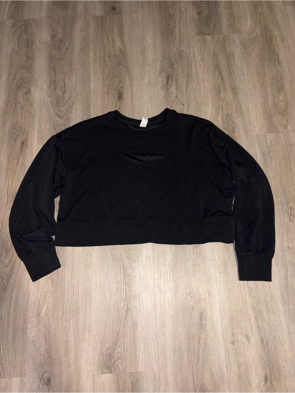 90 Degree | Black Cut Out Sweatshirt | Size Large